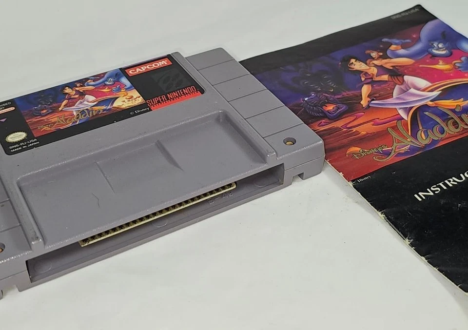 Disney's Aladdin Super Nintendo SNES Authentic VTG - Image 3 of 4