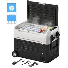 Kompressor Kühlbox 50L -20℃-20℃ Elektrisch Kühlbox mit Dual-Zone Temperaturregel