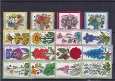 Berlin MNH ** 4 flower sets from 1974, 75, 76, 77