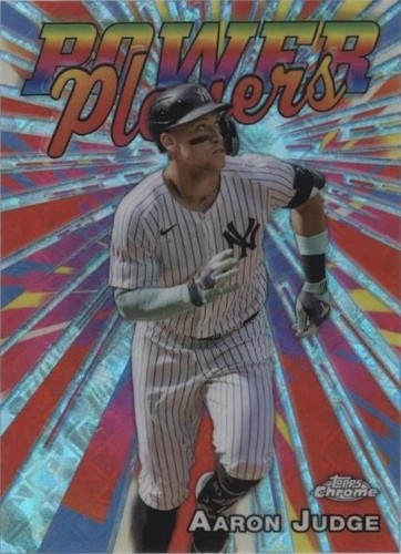 2025 Topps Chrome Baseball Aaron Judge Power Players #PP-1 Yankees