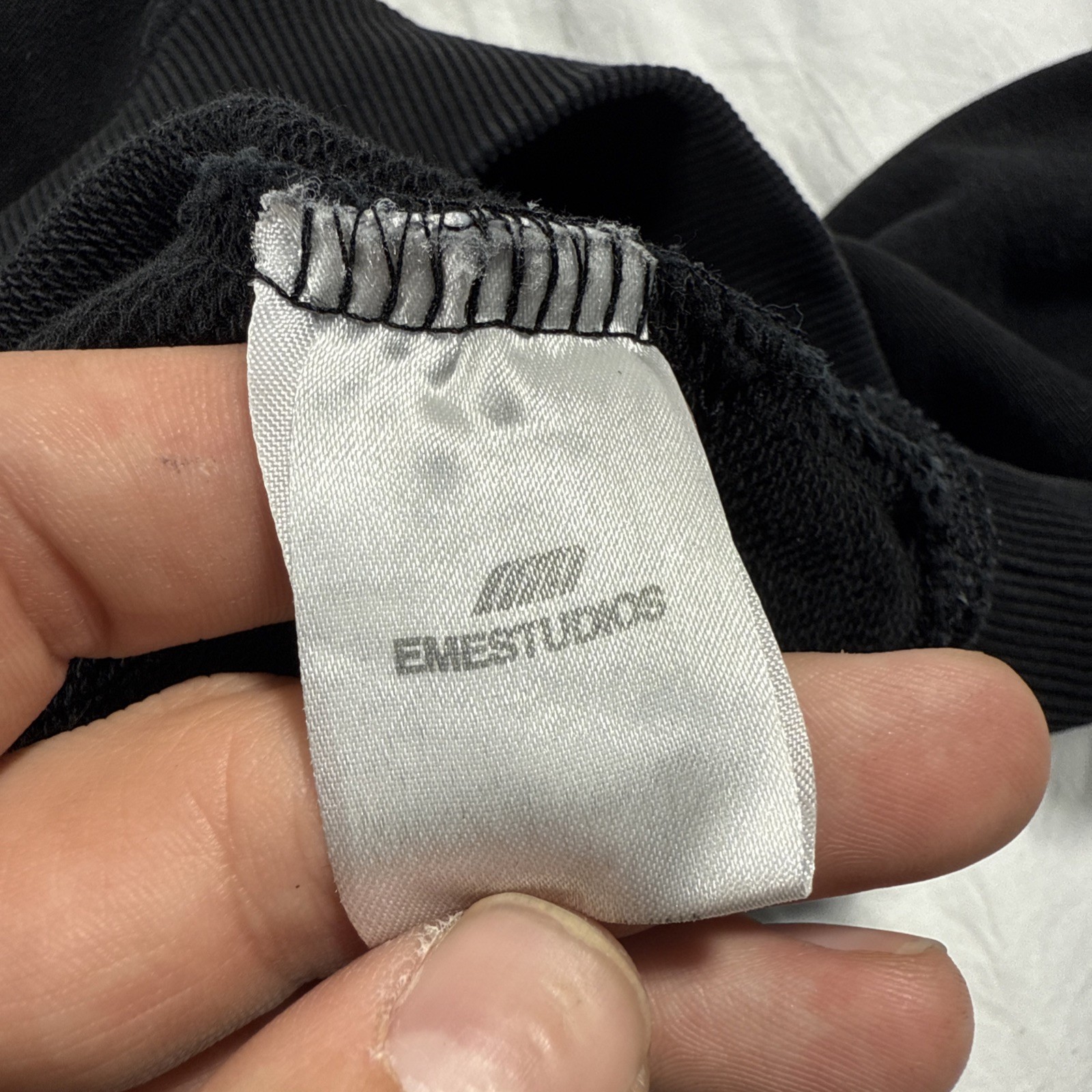 Eme Studios Basic Shadow Oversized Hoodie Black S… - image 5