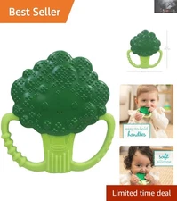 Lil’ Nibbles Silicone Teether - BPA-Free Carrot Design for Teething Comfort