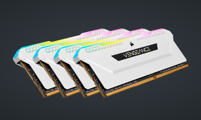 Corsair Vengeance RGB Pro 32GB (4x8GB) DDR4 3200MHz CL16 - White