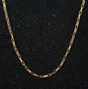 Chaîne En Or Jaune 18 Carats (750/1000) - Poids 3,14g - Maille Gourmette - Occasion En Parfait état