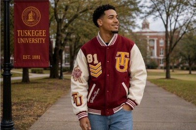 Tuskegee University Vintage Varsity Jacket Men's 3XL - One Of A Kind