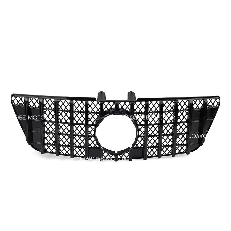 Black Grille For Mercedes Benz ML-Class W164 2009-2011 ML350 ML450 ML500 ML550  - Image 3 of 4