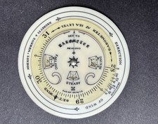 Antique Negretti & Zambra Pocket Weather Forecaster Pat no.6276/15 original box