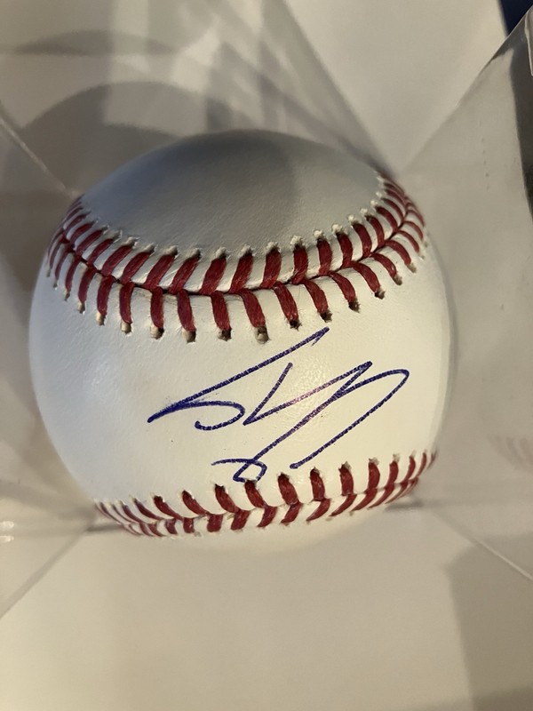 Shaquille O'Neal Rare Autographed Official Unique MLB Baseball,Prime time Cert.