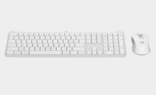 LOGITECH SIGNATURE SLIM COMBO MK955 K950 KEYBOARD AND M750 L MOUSE - OFF-WHITE