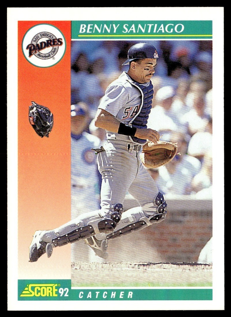 1992 Score Benny Santiago San Diego Padres #245