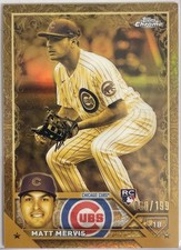 Matt Mervis “MASH” 2023 Topps Gilded Collection Cast in Gold Rookie/199, #160.