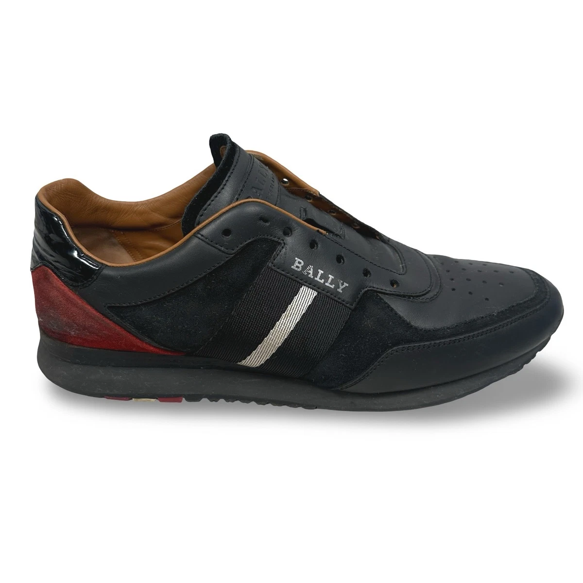 Men’s BALLY Hard Bottoms! Bally Striped Leather Low-Top Sneakers | Saks Fifth Avenue main image 2