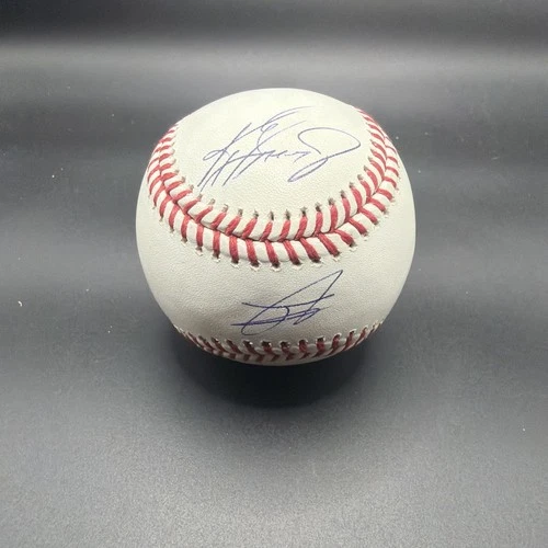 Ken Griffey Jr & Julio Rodriguez Signed Fanatics Under Wraps Baseball Mariners