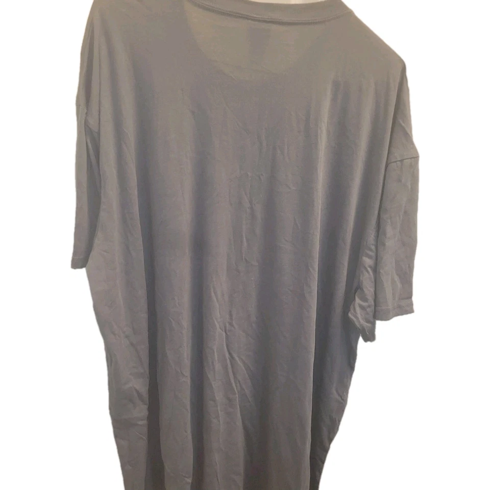 BATMAN CLASSIC BAT логотип графика серый сна носить рубашка верхний взрослый 3XL новый с ярлыками - Изображение 3 из 4