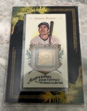 Johnny Damon Topp Allen & Ginter 2008 Mini Framed Relic Bat