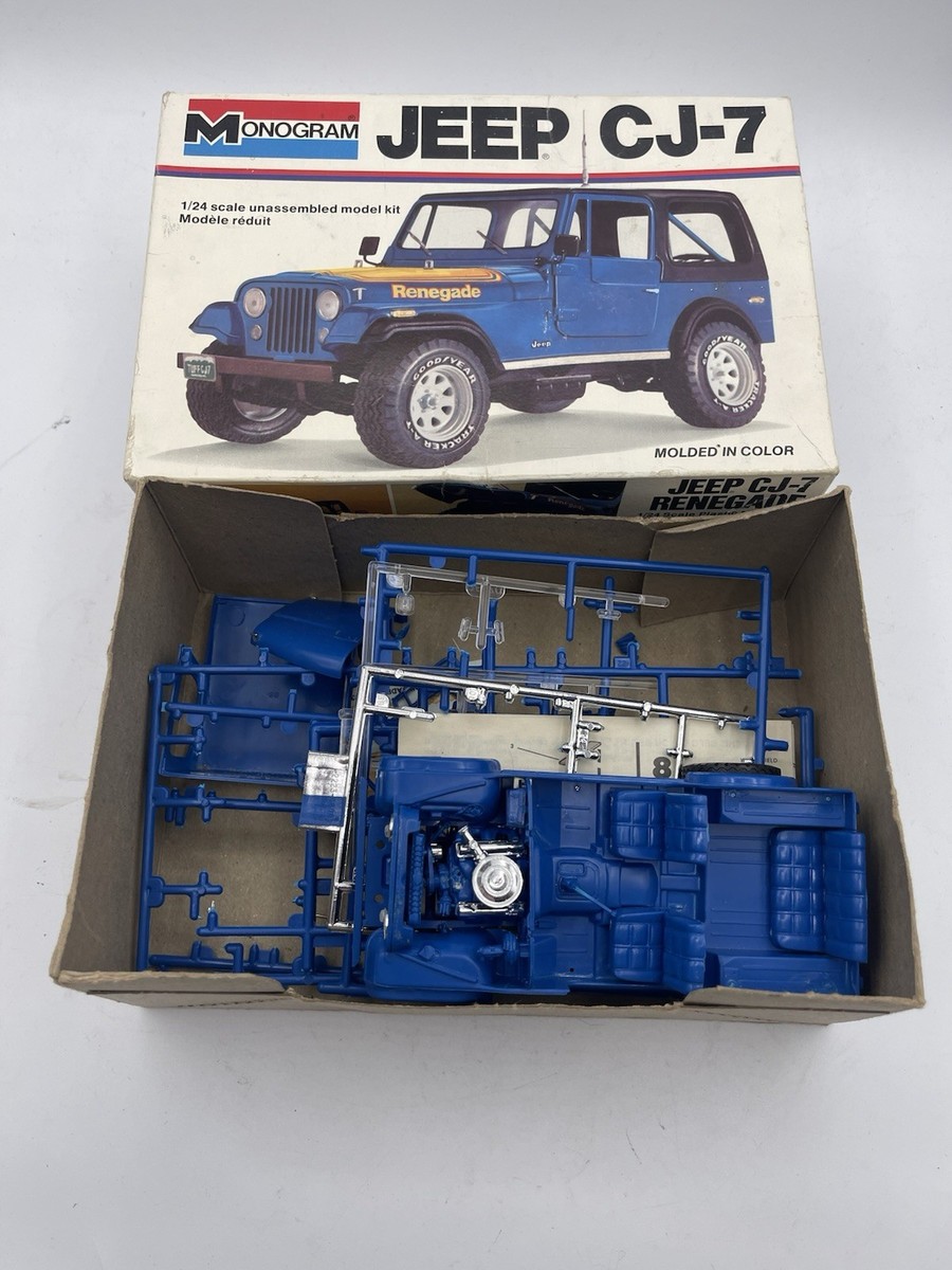 Jeep CJ7 (1997) ファンクショナルドアダイキャストミニカーブルー青