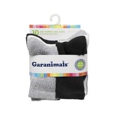 Garanimals Assorted Crew Socks, 10-pack Baby Boys  Toddler Boys 18-36 months