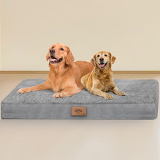 Indestructible Dog Beds for Large Dogs Orthopedic, Chew Proof Dog Bed 42 Inch Pe