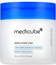 medicube Zero Pore Exfoliating Toner Pads for Face, Pores, BHA/AHA