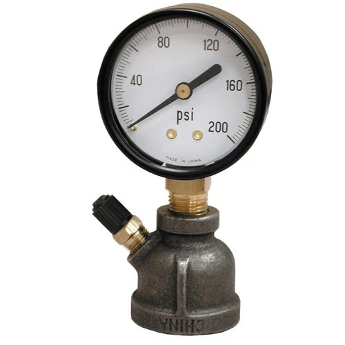 JONES STEPHENS G66030 Gas Test Gauge 3/4" 30 PSI FIP Bell Connection - Picture 1 of 6