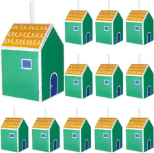 20 Pcs House Gift Boxes for Treats & Dessert, Fancy Cookie & Candy Boxes for Gif