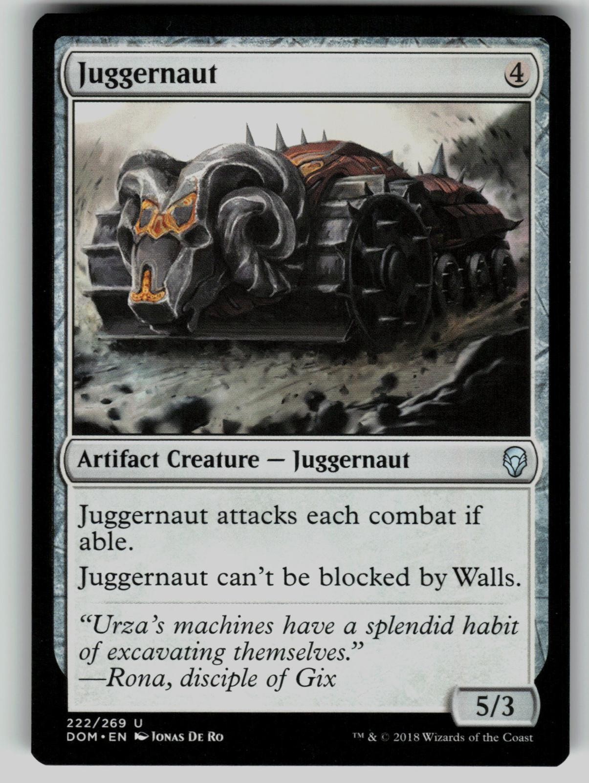Juggernaut 222 Dominaria Magic: The Gathering Uncommon