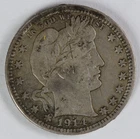 VF 1914 D Barber Quarter