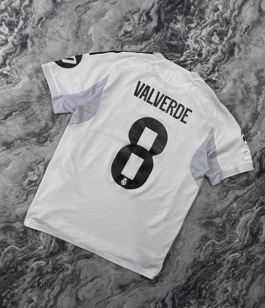 adidas Real Madrid 2025 2026 Valverde #8 Home V2 Shirt Soccer