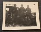 ELITE STEEL HELMET SOLDIERS w LICENSE PLATE! WWII WW2 German Military War Photo