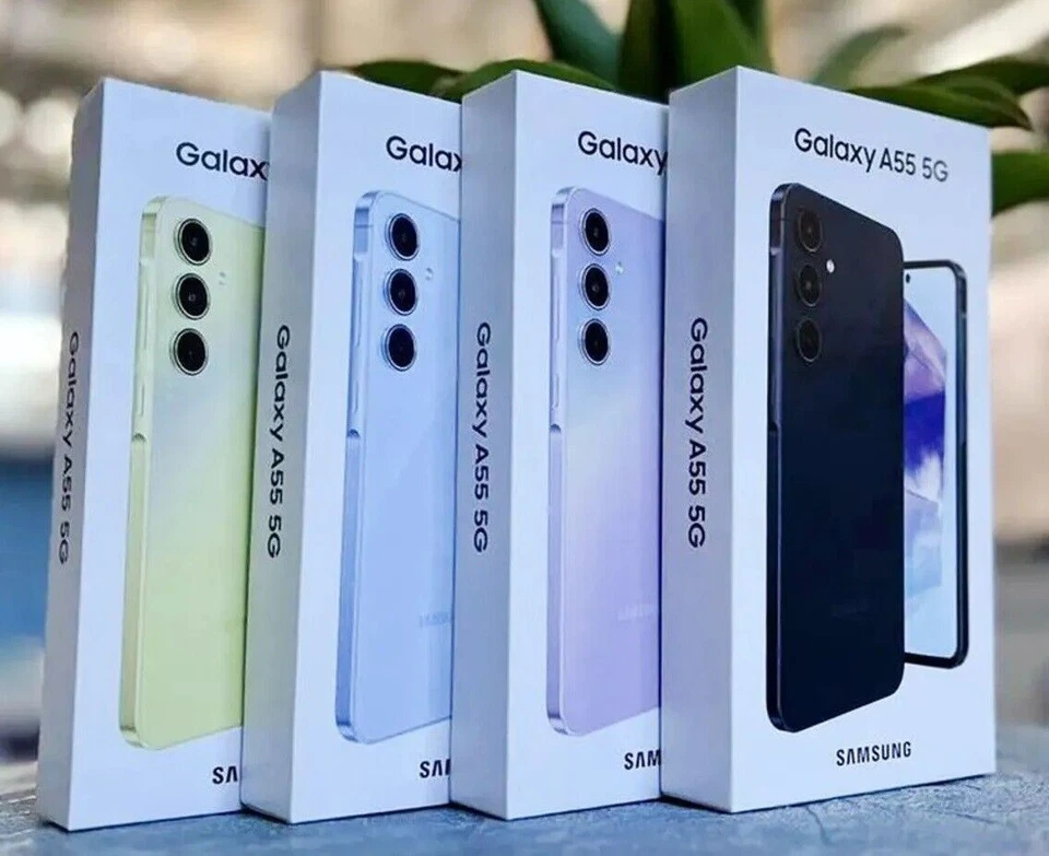 NEW Samsung Galaxy A55 5G 128GB all colours 8GB RAM Unlocked A556E/DS Re-Sealed