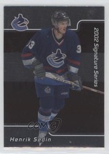 2001-02 ITG Be A Player Signature Series Henrik Sedin #072 HOF 0a4
