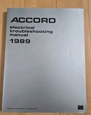OEM Genuine HONDA 1989 ACCORD ELECTRICAL TROUBLESHOOTING MANUAL SERVICE