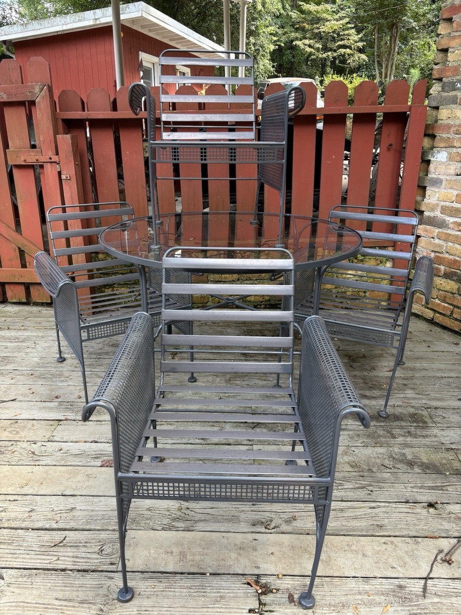 Woodard Sculptura Russell Woodard Patio Set Russell Woodard