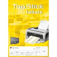 1 Bis 40X Top Stick Universal-Etiketten, 96,5 X 33,9 Mm, Weiß - Spare Bis Zu 57%