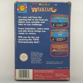 Nintendo NES Tecmo World Wrestling PAL-A (UKV) Video Game CIB [VG Condition]