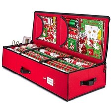 Gift Wrapping Paper Organizer Storage - 40" Gift Wrap Storage Containers Red