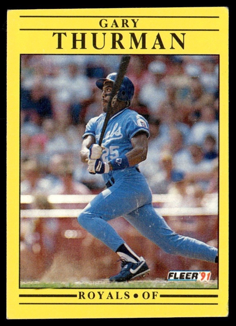 1991 Fleer Gary Thurman Kansas City Royals #573