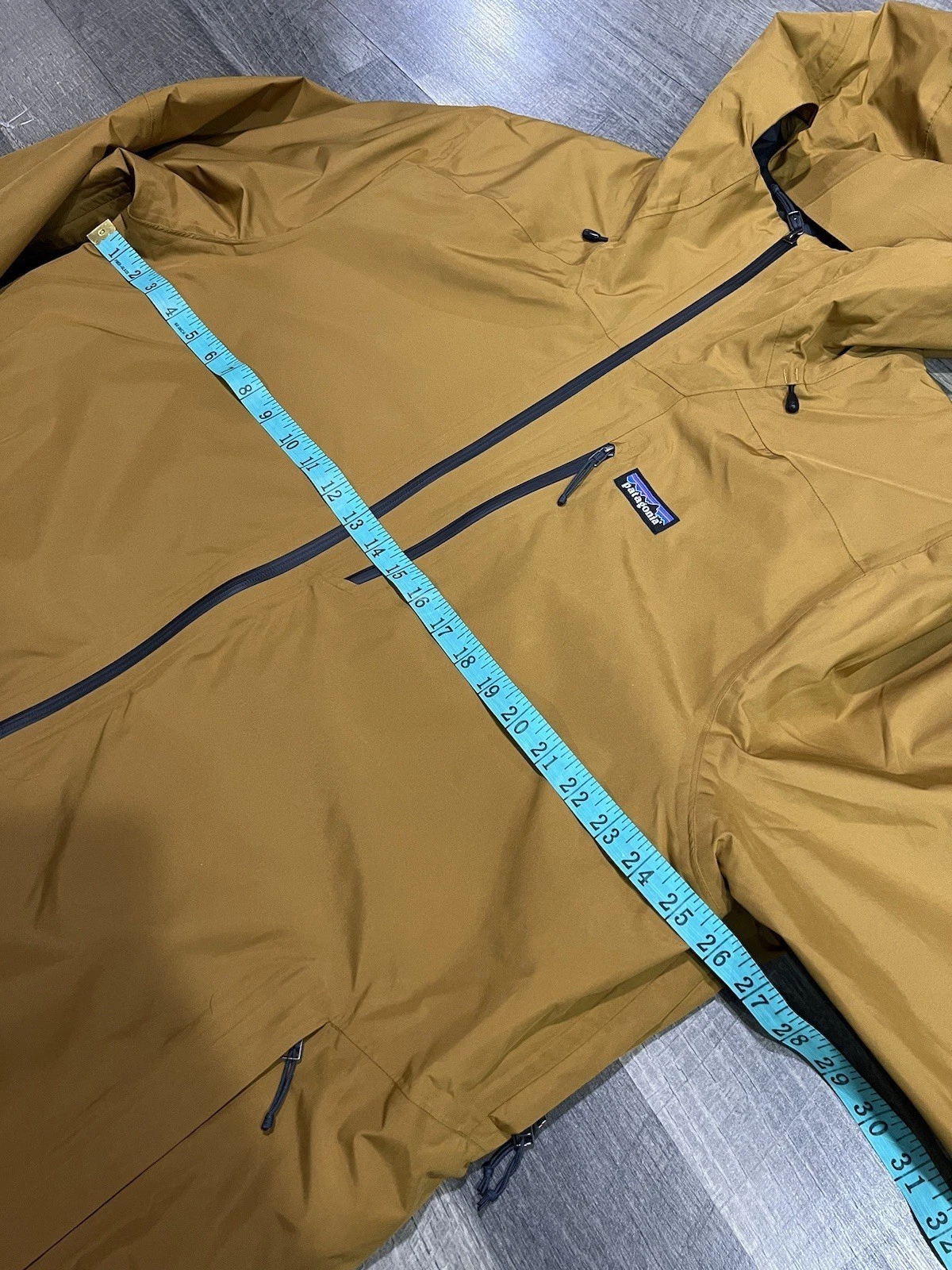 Patagonia Mens Powder Town XL H2No Raptor Brown Insulated Powder Town Ski Jacket - product detail image 12