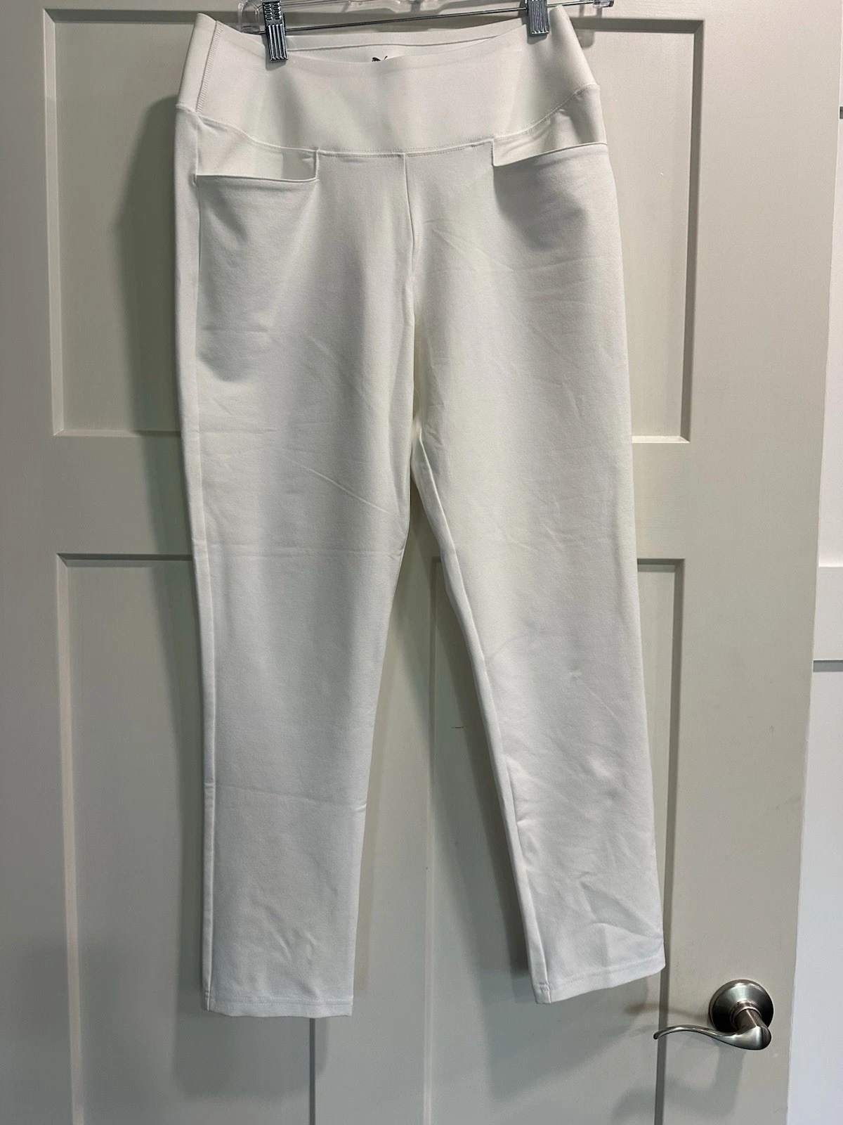 Pantaloni Puma bianchi aderenti per il tempo libero medi sportivi slim fit splendidi