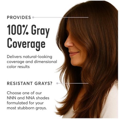 Superior Gray Coverage Hair Dye - Cool Undertones