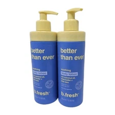 2 Pack b.fresh better than ever soothing body lotion 12 fl oz Vegan Coconut Oil