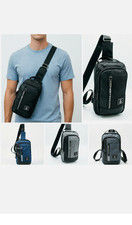 Herren Brusttasche Umhängetasche Crossbody S...