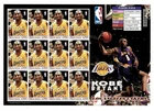 Sierra Leone 2004 - KOBE BRYANT - NBA LA Lakers - Sheet of 12 Stamps Scott #2753