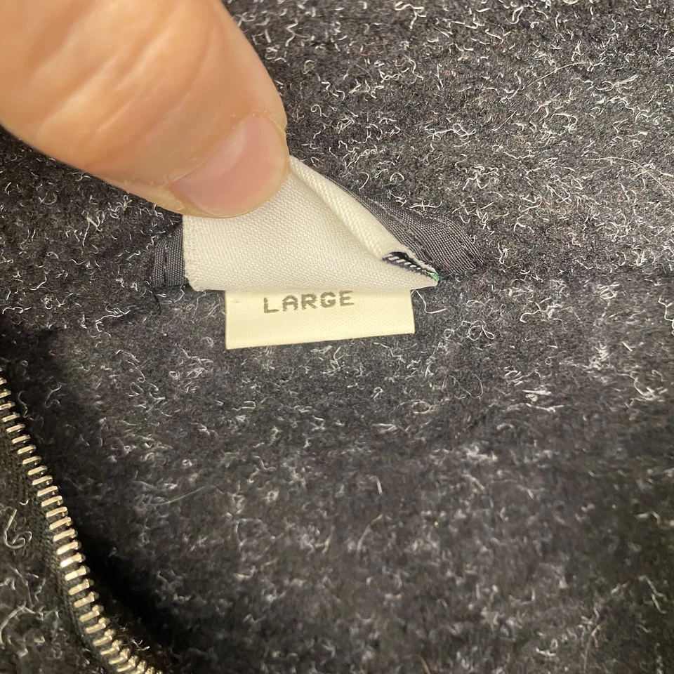 Vintage Bogner Sports Wool Blend Sweater Quarter-Zip Cinch Waist Embroidered - Image 3 of 4