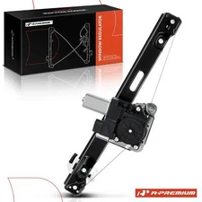 A-Premium Window Regulator w/ 5 Pin Motor Rear Left for BMW 323i 325i 328i 330i