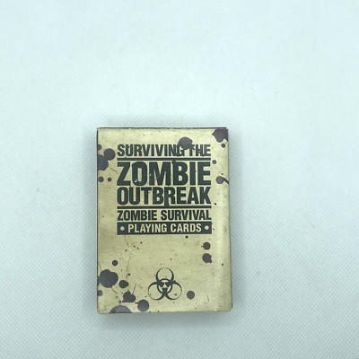 Playing Cards Surviving The Zombie Outbreak Zombie Survival Tips Strategies