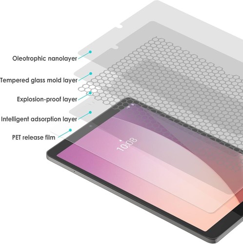 Screen Protector For Lenovo TAB P12 M10 Plus M11 M8 4th 3rd Gen Tempered Glass - Picture 4 of 12