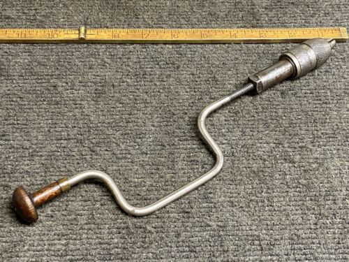 Rare Vintage E C Simmons Keen Kutter 2 Jaw 3” Brace Hand Drill USA  - Picture 1 of 18