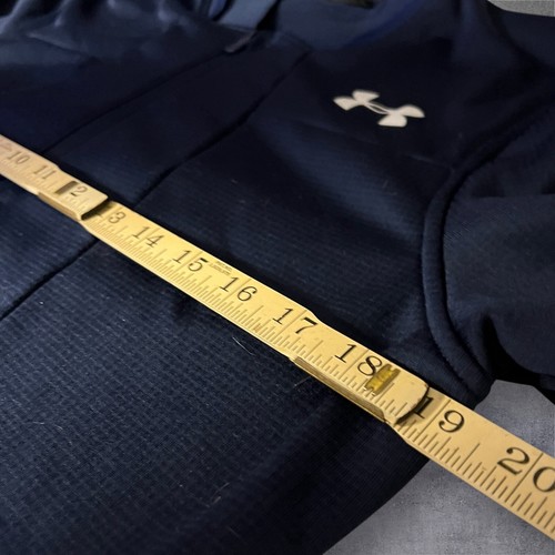 Felpa Under Armour Cold Gear Uomo Piccola Blu Navy Mezza Zip Strato Gorp Sci - Foto 4 di 10