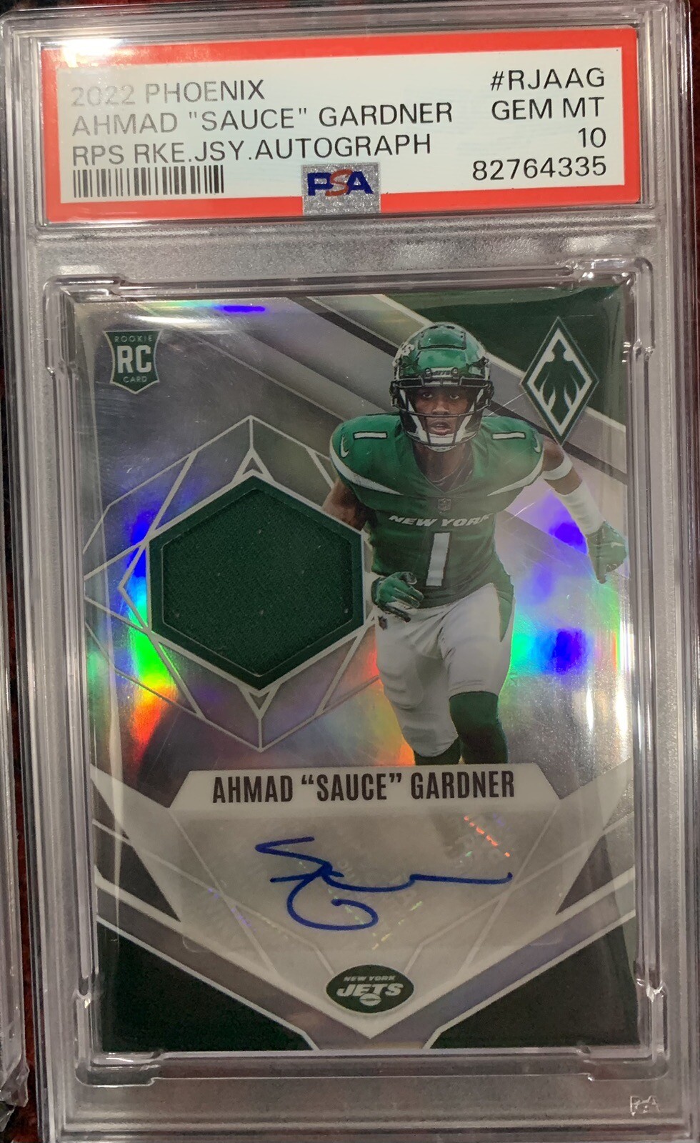 Sauce Gardner Panini Phoenix Rps Rookie Jersey Autograph #RJAAG Base